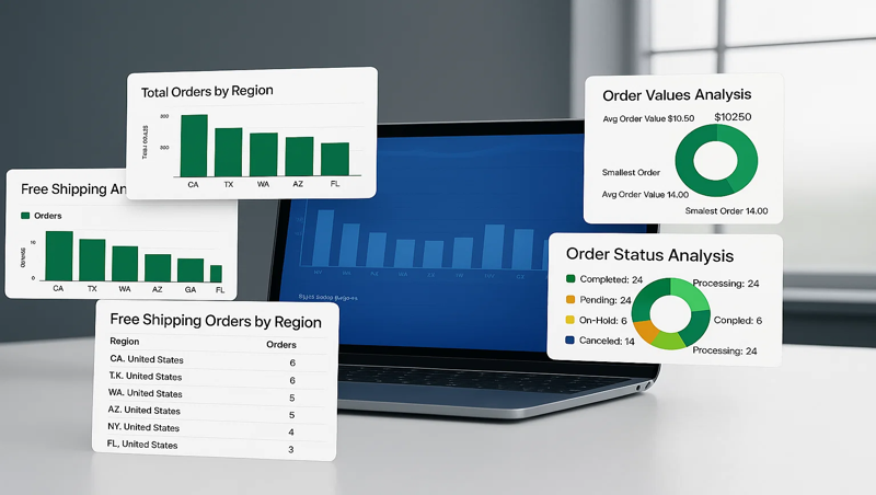 Real-Time WooCommerce Analytics Dashboard